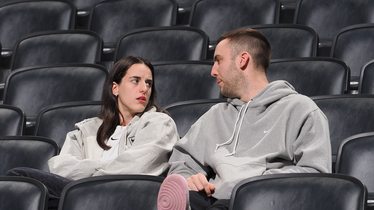 Caitlin Clark and boyfriend raise eyebrows with kiss at WNBA All-Star festivities  at george magazine
