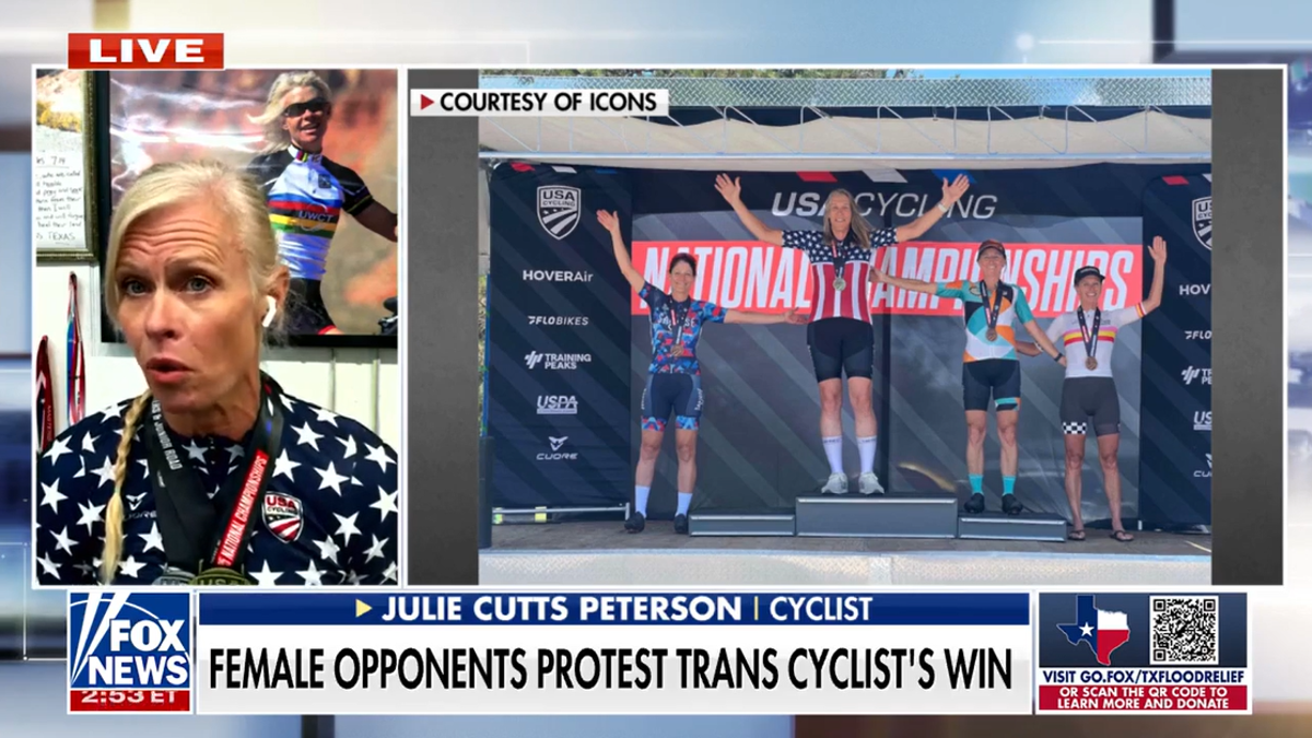Female cyclist defends 'taking a stand' on women's sports by refusing to take podium with trans winner  at george magazine