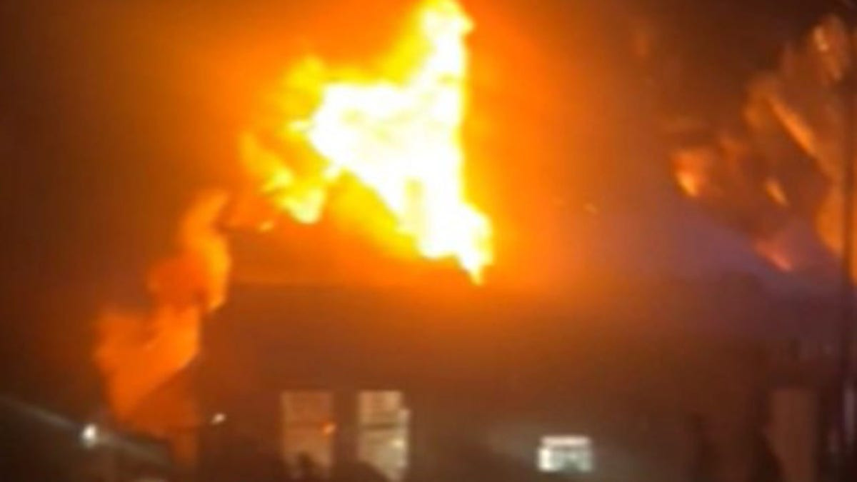 Utah building explodes into the sky after vehicle crashes into business, causes fire  at george magazine