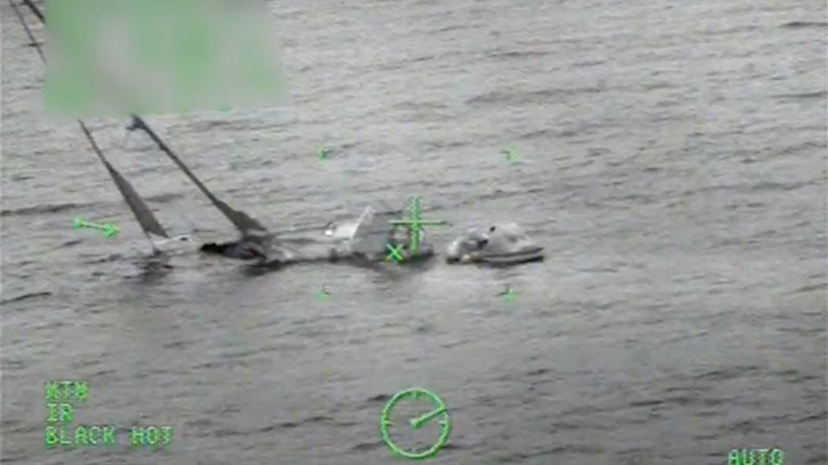 Video shows Coast Guard save family in helicopter rescue mission near vacation destination  at george magazine