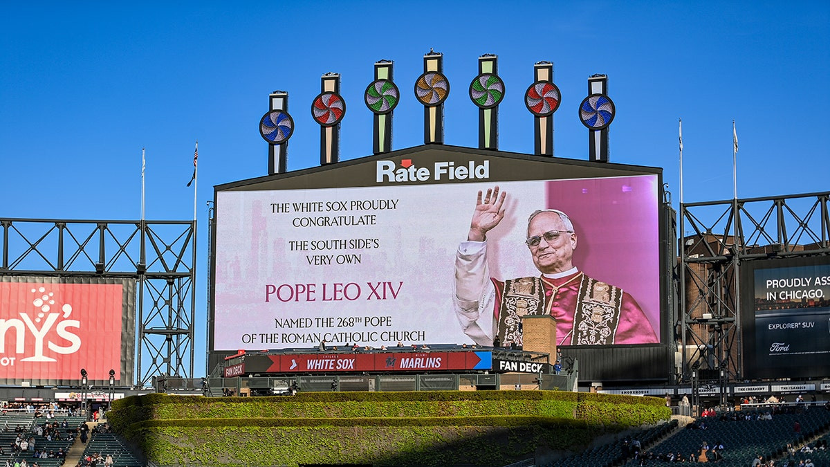 Pope Leo XIV gives autographed jersey to White Sox player from 2005 World Series team  at george magazine