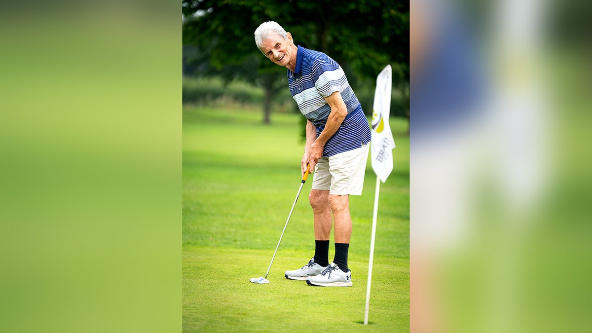 Age no barrier as golf lover sinks 'miracle' hole-in-one for 90th birthday  at george magazine