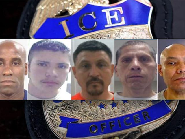 DHS arrests five illegal immigrants convicted of serious crimes, including murder and child abuse