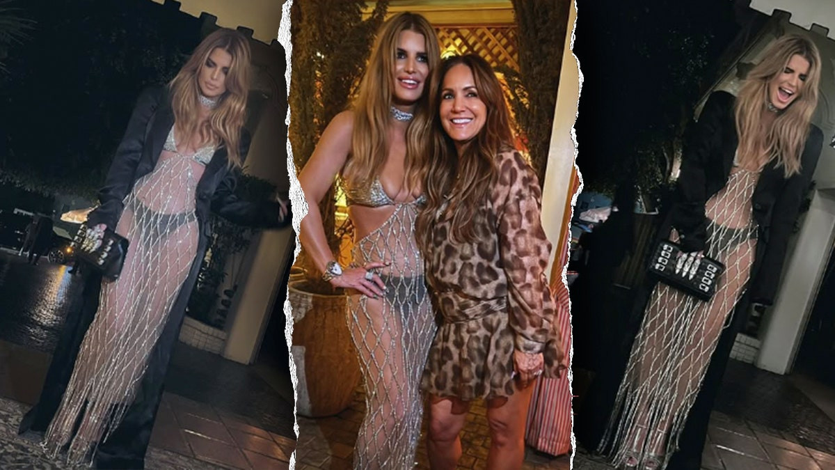 Jessica Simpson slips into sheer dress for 45th birthday celebration  at george magazine