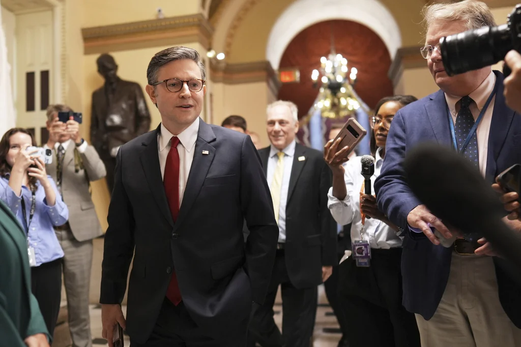 Who are the four Republicans Johnson had to flip in favor of Trump’s bill  at george magazine