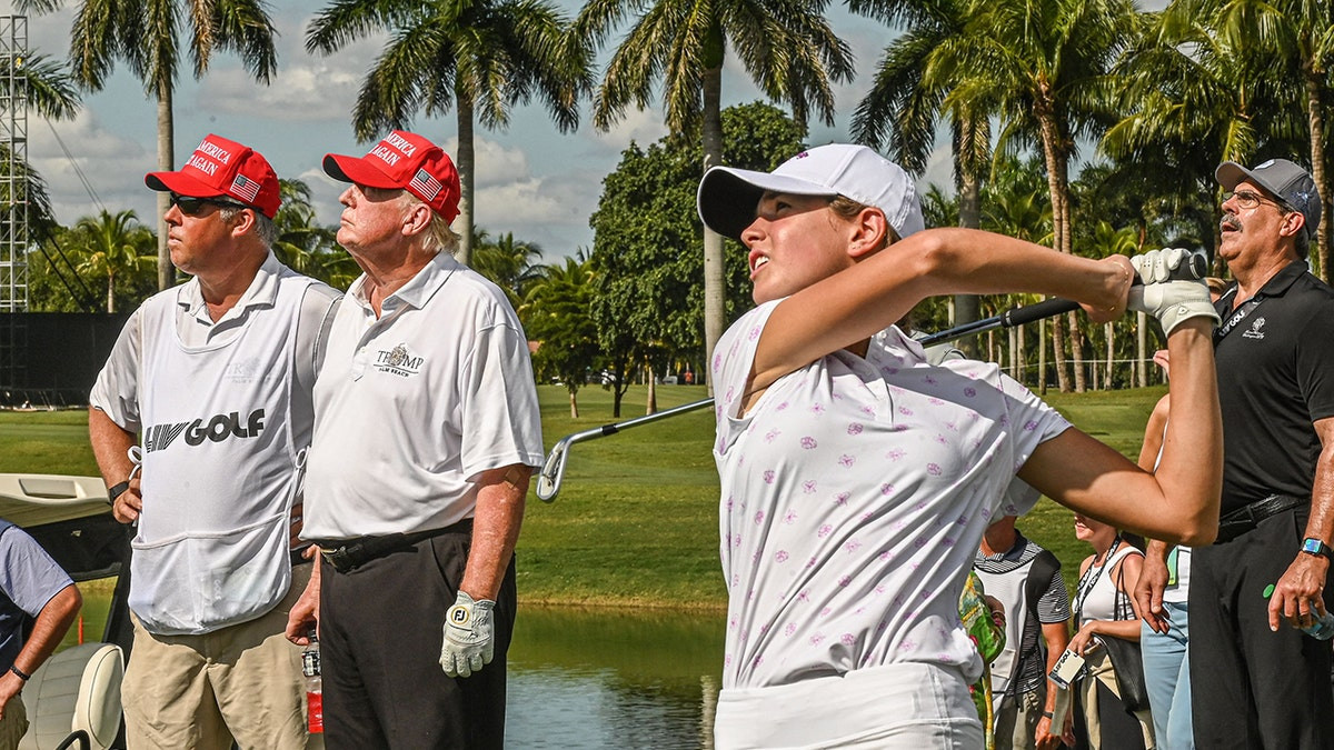 Kai Trump on how sports keep her close to her grandfather, especially on the golf course  at george magazine