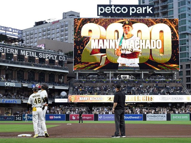 Padres star Manny Machado records milestone 2,000th career hit in loss to Diamondbacks