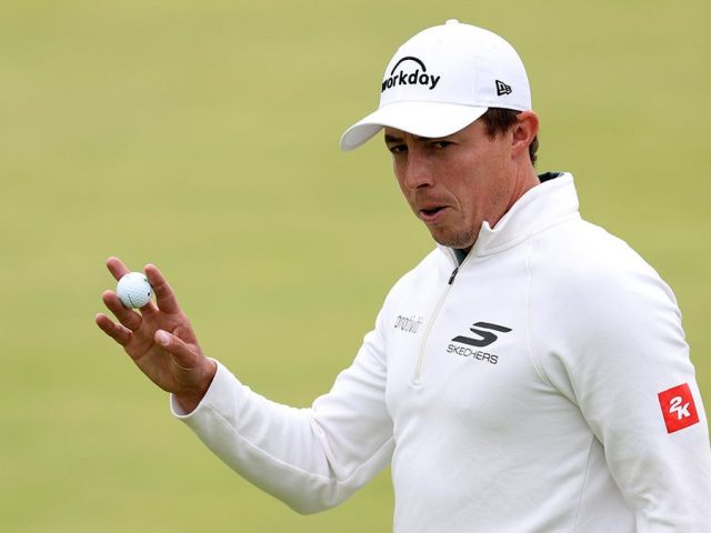 Matt Fitzpatrick dunks in spectacular chip shot for birdie at The Open