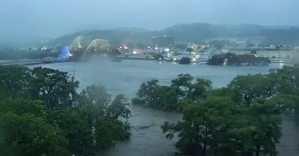 Heavy Storms Cause Deadly Flooding and Evacuations in Texas  at george magazine