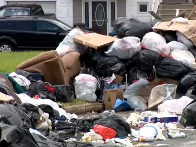 Trash piles up around Philadelphia as city worker strike reaches 1 week