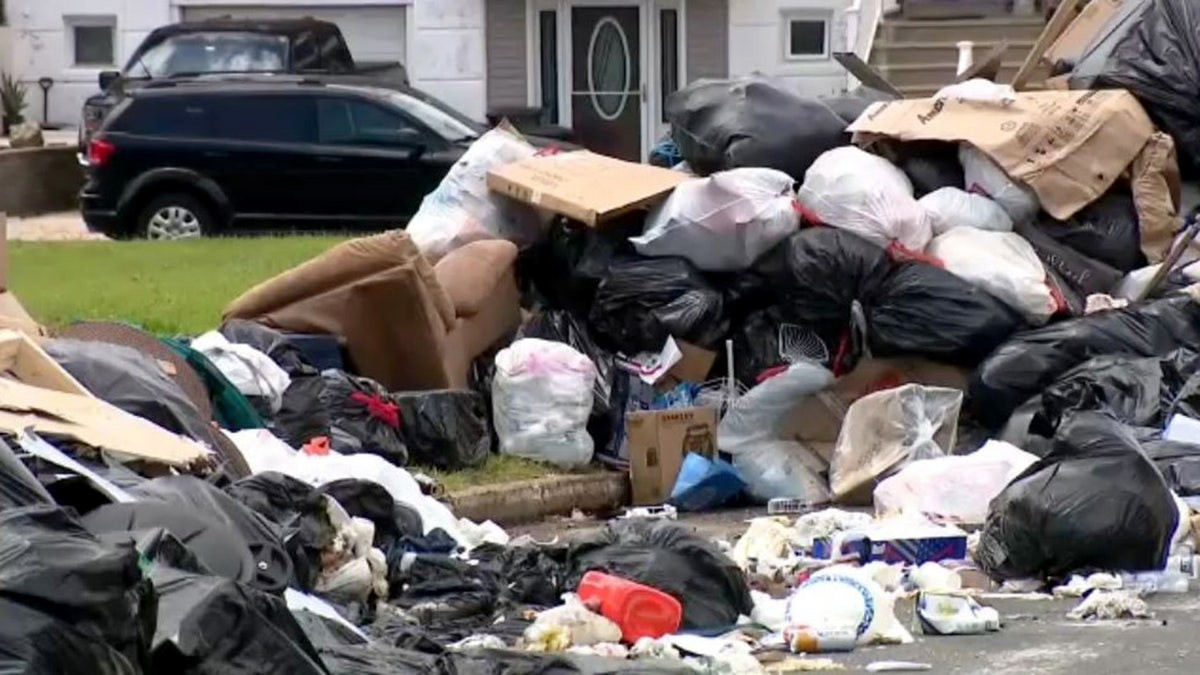 Trash piles up around Philadelphia as city worker strike reaches 1 week  at george magazine