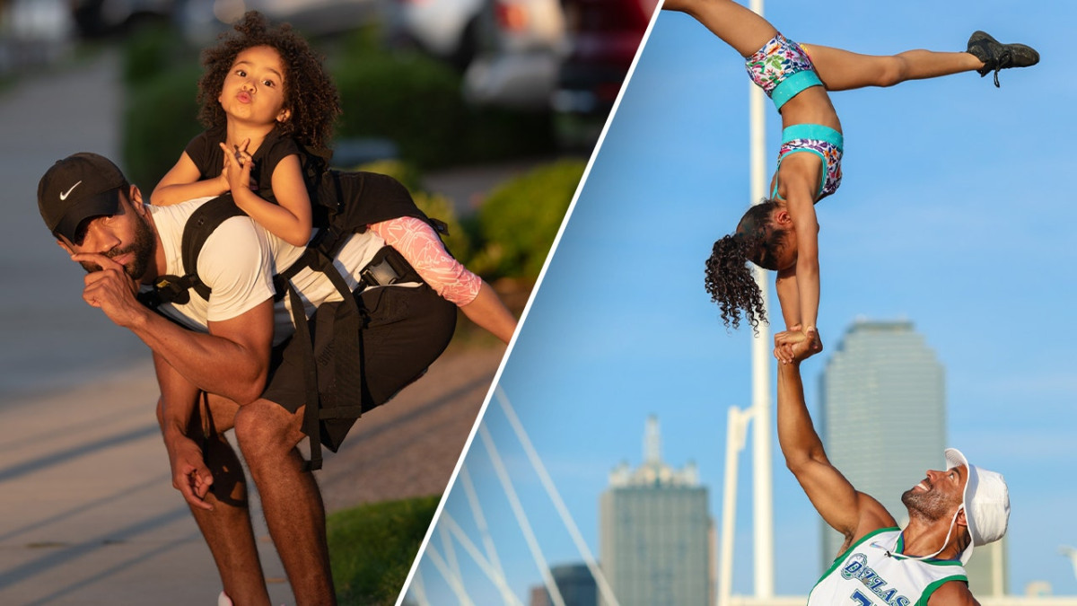 Texas dad shows what present fatherhood looks like through viral cheerleading stunts with daughter  at george magazine
