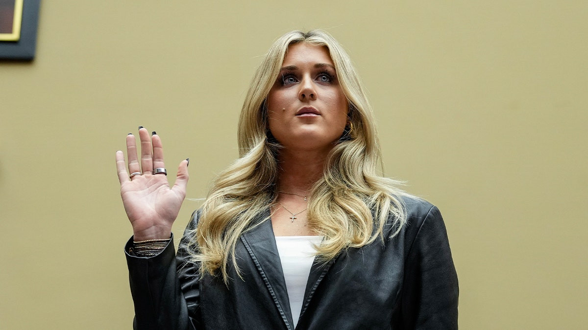 Riley Gaines calls on NCAA to amend Lia Thomas' records after UPenn submits to Trump on issue  at george magazine