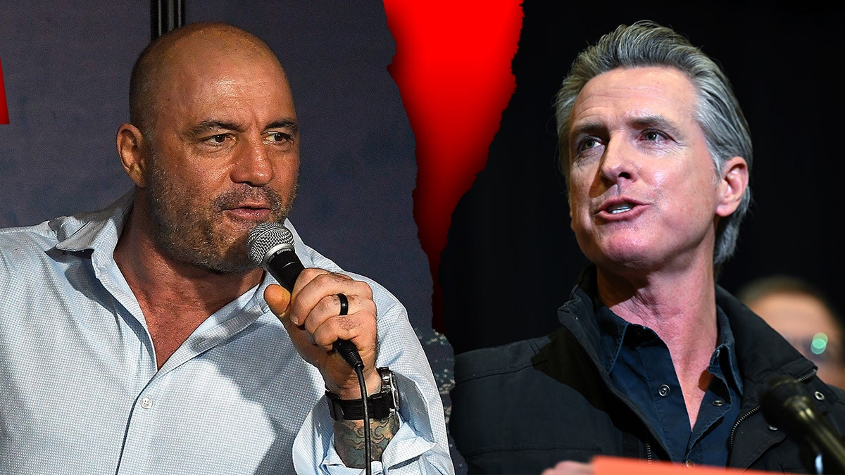 Joe Rogan confronts Gavin Newsom with 'tough' questions on pandemic record  at george magazine