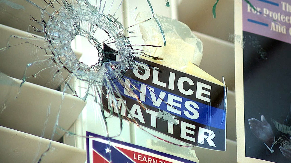 Blue city resident vows to keep pro-Trump political displays on home despite second shooting attack  at george magazine