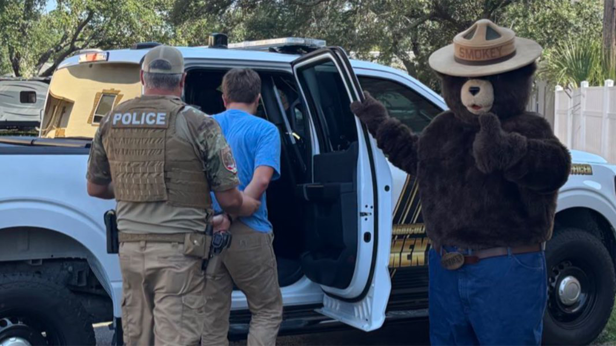 Smokey the Bear arrests man for allegedly stealing his signs in Florida to sell on Facebook: 'Dumb criminals'  at george magazine