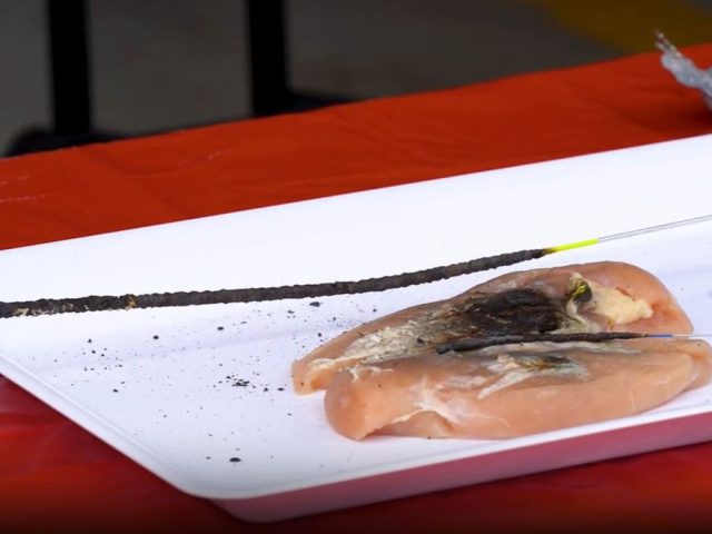 Florida bomb squad demonstrates damage fireworks can inflict using watermelon
