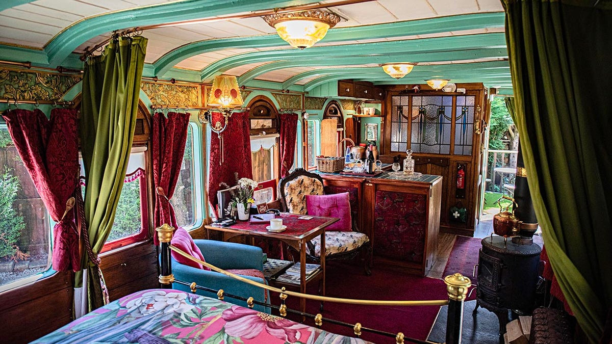 Man transforms 128-year-old railway carriage into unique stay that guests 'adore'  at george magazine