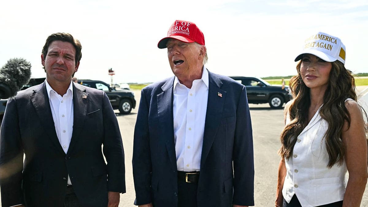 Self-deport or end up in 'Alligator Alcatraz,' Noem warns migrants during Trump visit  at george magazine