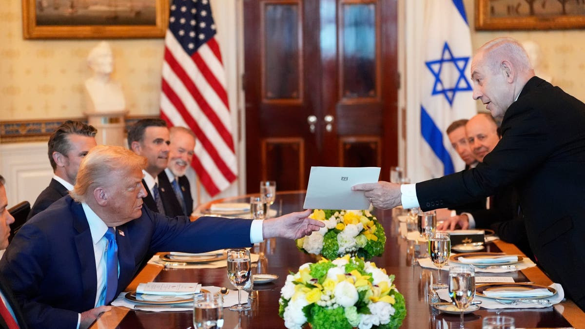 Trump and Netanyahu celebrate 'historic victory' against Iran, eye future Middle East peace  at george magazine
