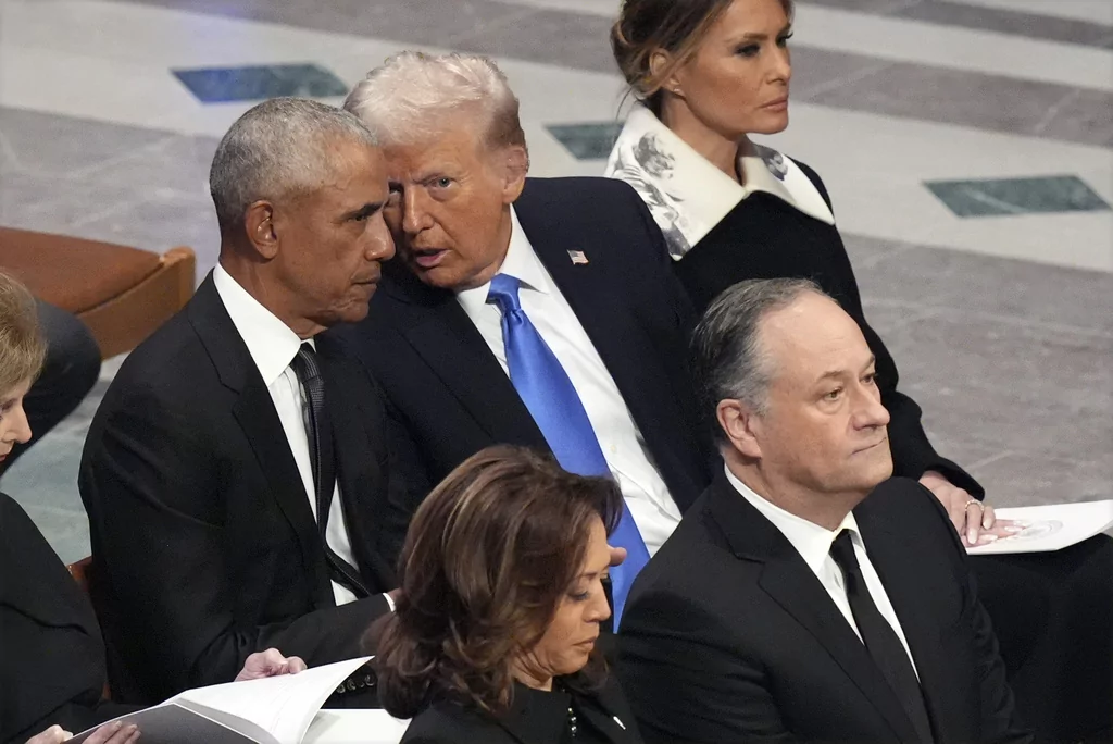 Trump and Obama, forever linked in history  at george magazine