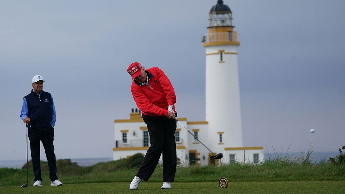 Trump heads to Scotland to talk golf, politics and trade  at george magazine