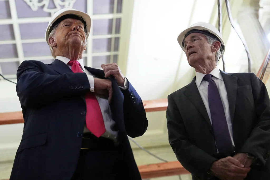 Trump relents on Fed renovations after tense tour with Powell: ‘Just get it finished’  at george magazine