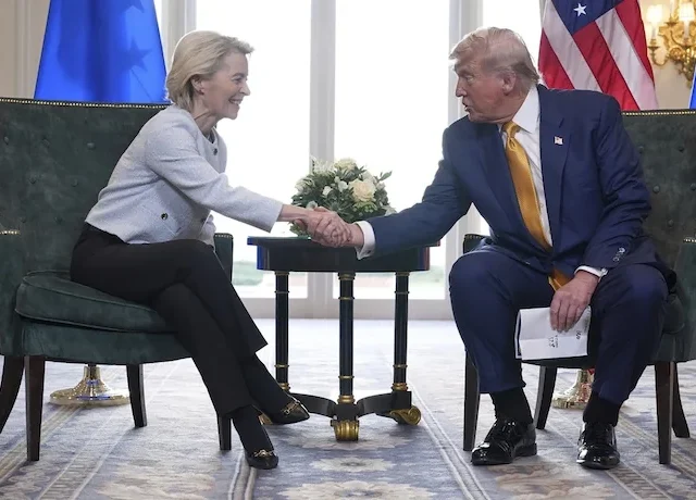 US-Europe trade deal ‘extraordinary evolution’ in Trump use of tariffs