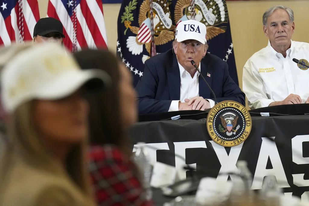 Trump defends NWS forecast ahead of Texas flood as he faces scrutiny over cuts  at george magazine