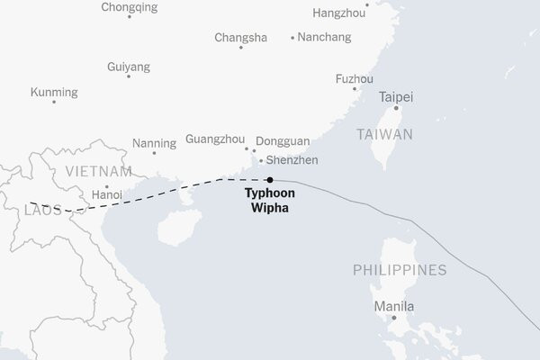Typhoon Wipha Pounds Hong Kong and Macau With Rain and Wind  at george magazine