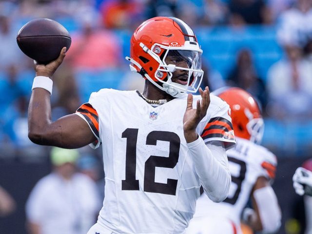 Shedeur Sanders’ coach declines to give clarity on quarterback’s standing after stunning preseason debut