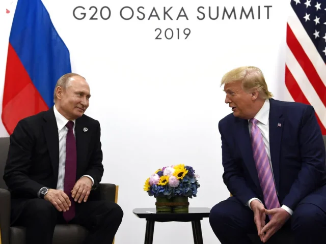 Trump says US won’t do business with Russia ‘until we get the war settled’