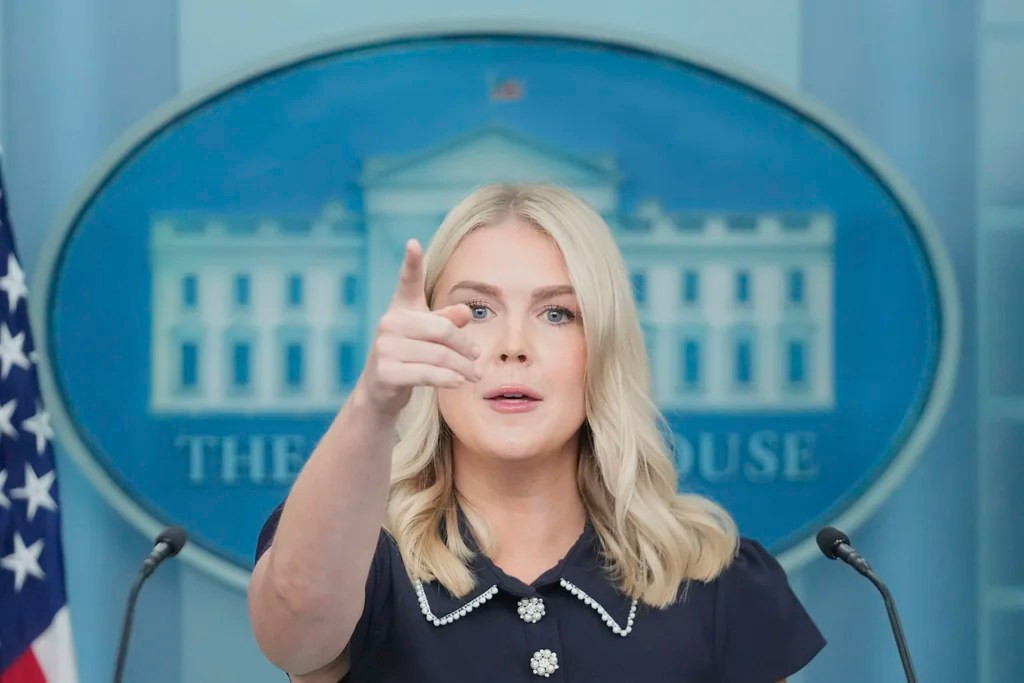 WATCH LIVE: White House press secretary Karoline Leavitt holds press briefing  at george magazine