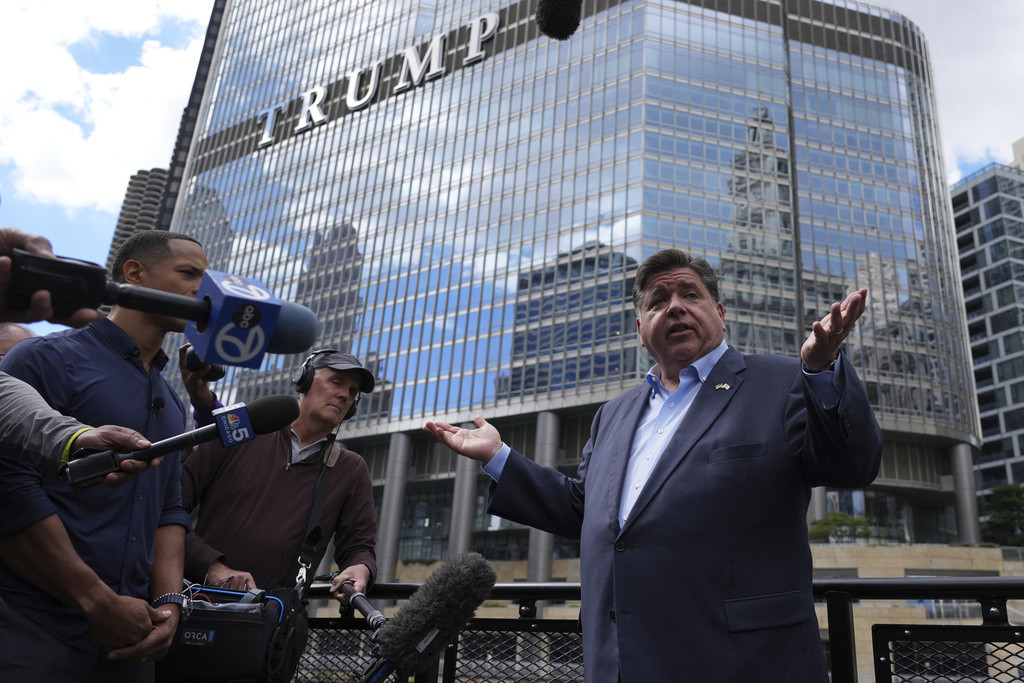 Pritzker tells Trump ‘do not come’ to Chicago, claims ‘continuing slip’ in president’s cognition  at george magazine