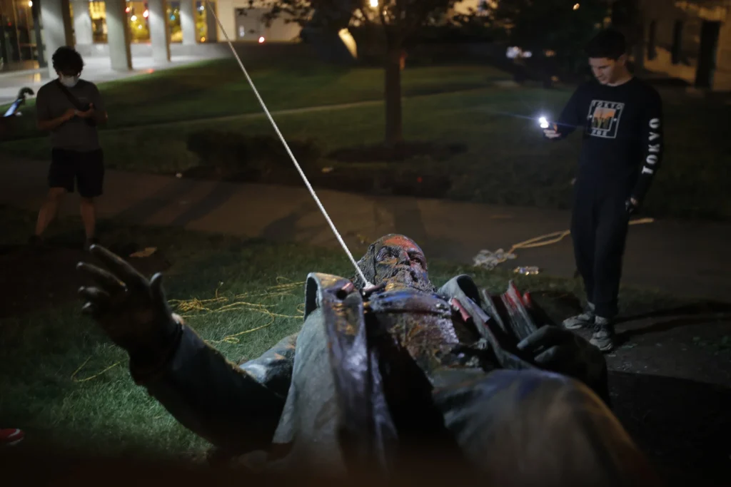 National Park Service to reinstall statue of Confederate general toppled in DC in 2020  at george magazine
