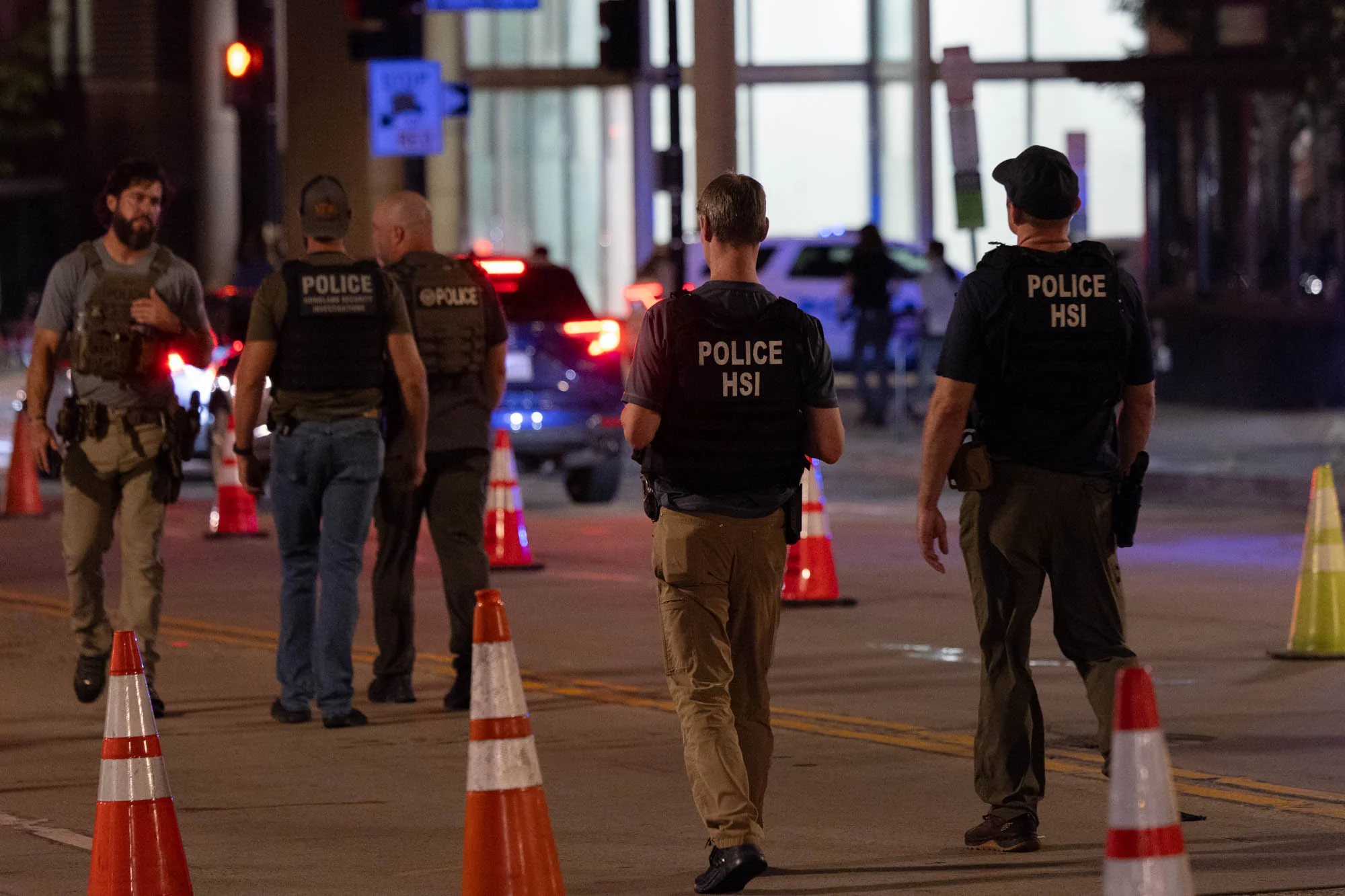 DC residents respond in protest as federal officers and MPD mobilize  at george magazine