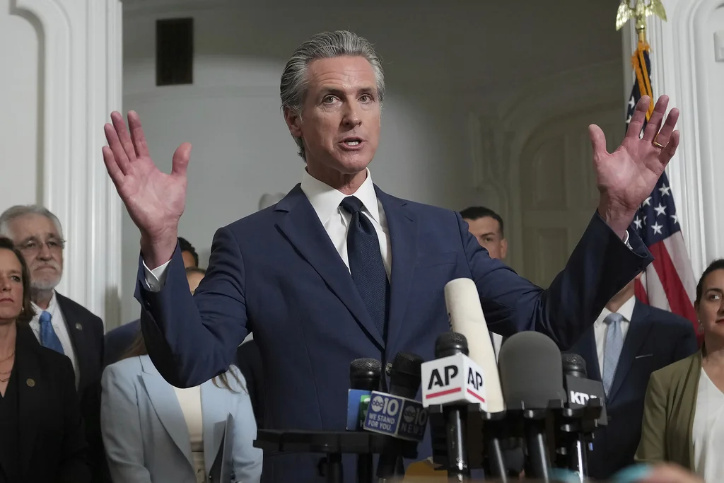 Newsom calls on Trump to end redistricting push: ‘Playing with fire’  at george magazine