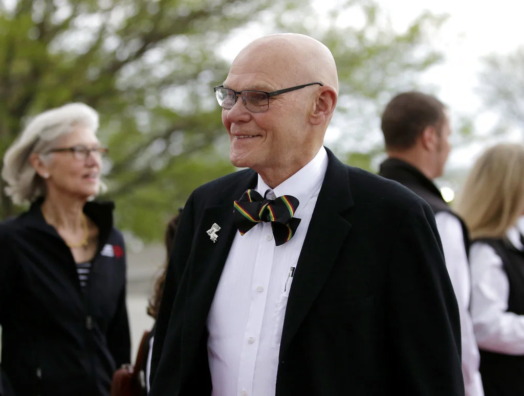 James Carville apologizes and removes video tying Melania Trump to Jeffrey Epstein  at george magazine