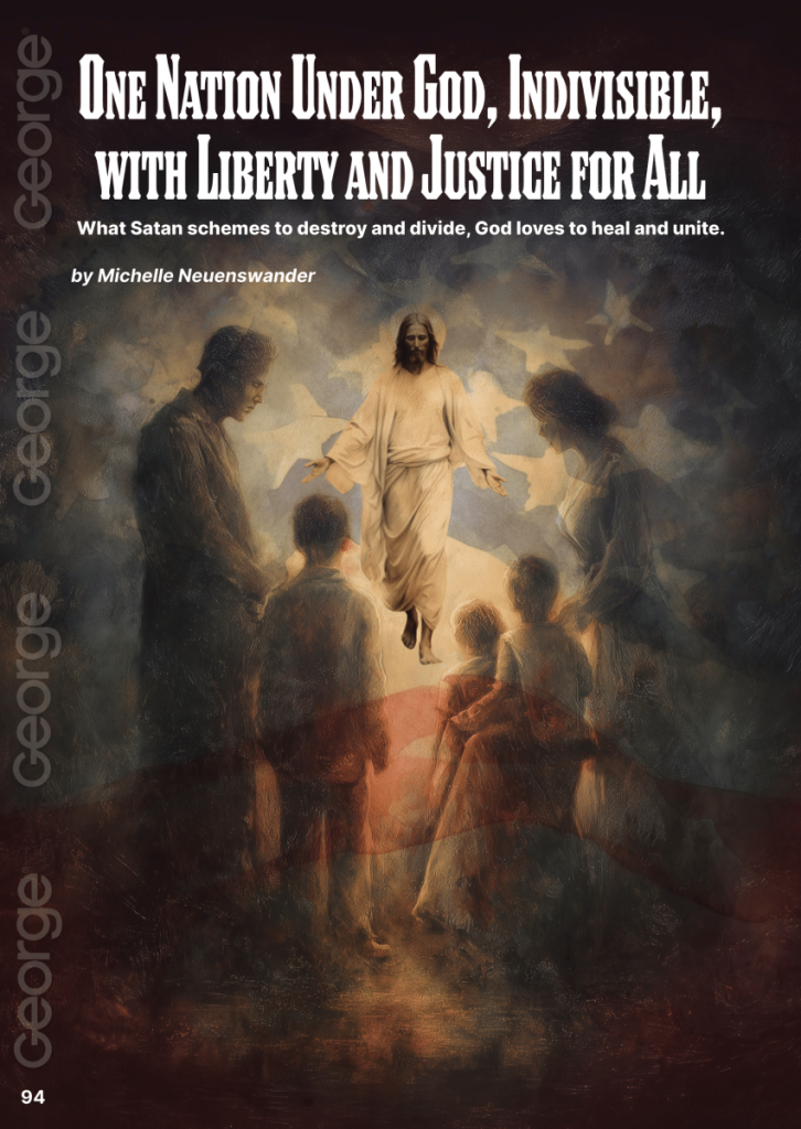 One Nation Under God, Indivisible, with Liberty and Justice for All  at george magazine