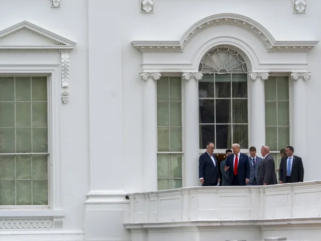 Trump takes a walk on White House roof amid plans for new ballroom: ‘Something beautiful’