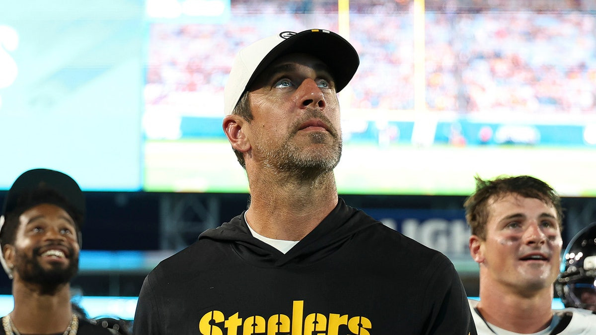 Aaron Rodgers issues warning shot to Steelers offensive line after teammate's training camp knockdown  at george magazine