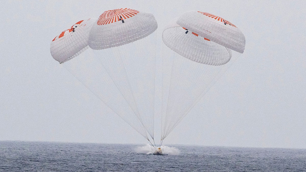 Astronauts splash down in Pacific after completing ISS mission that relieved stranded crew members  at george magazine