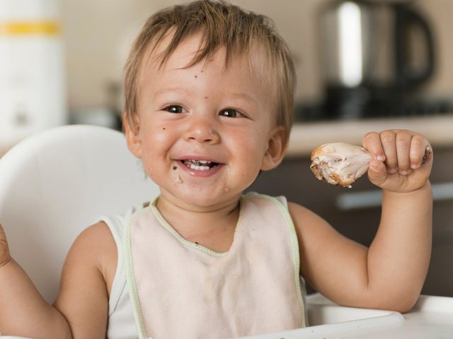Doctors divided over new diet trend that has babies licking butter and gumming ribeye steak