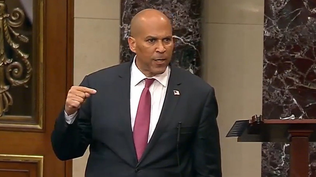 Democratic senator defends working with Trump after Booker's 'complicity' accusation  at george magazine