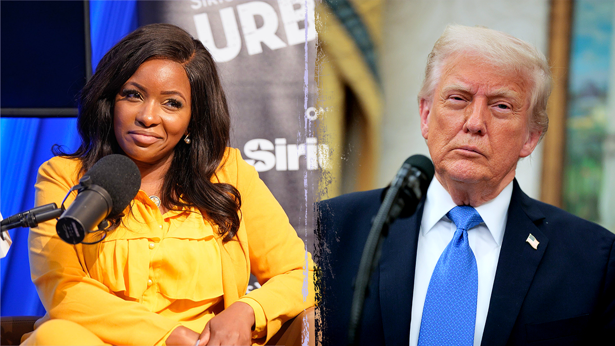 President Trump hits back at Jasmine Crockett, calls her ‘a very low IQ person’  at george magazine