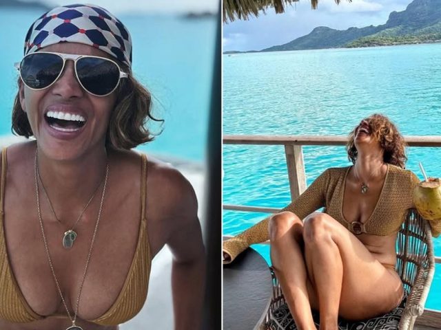 Halle Berry turns heads with birthday bikini photos from vacation