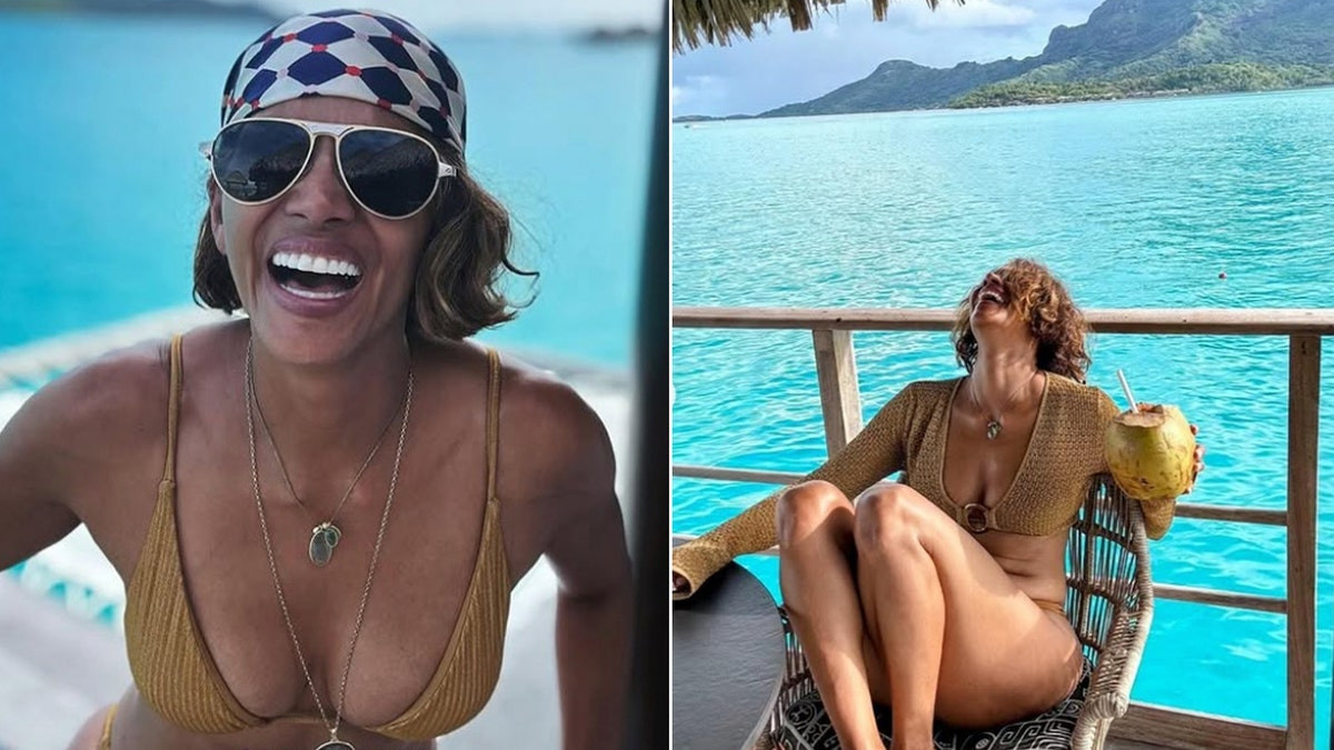 Halle Berry turns heads with birthday bikini photos from vacation  at george magazine