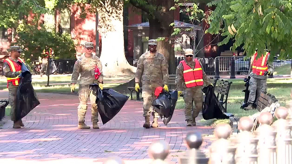 DC launches ‘We the People’ campaign while National Guard patrols streets, picks up trash  at george magazine