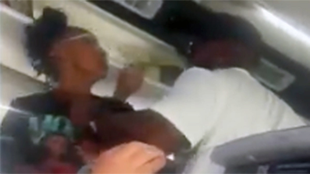 Wild video shows brutal altercation on American Airlines flight in Miami: 'Call the police!'  at george magazine