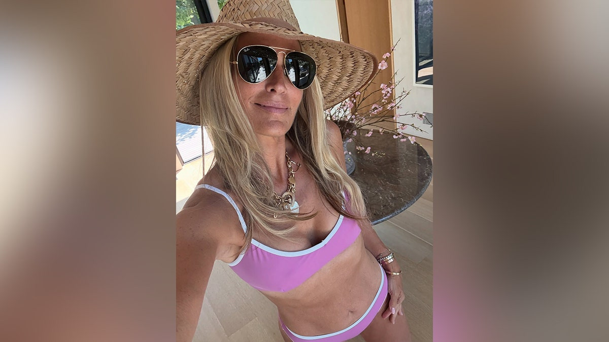 Molly Sims wraps up summer in style with purple bikini moments  at george magazine